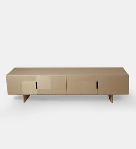 Home Deco and More Osaka Oak Tv Unit, Natural, 220x50x55-cm, Packshot View
