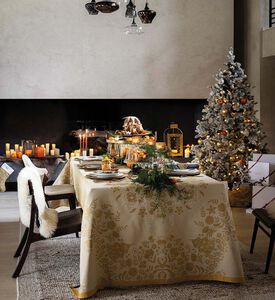 Jacquard Feerie Cotton Tablecloth, Packshot View