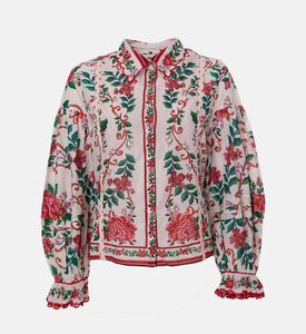 Flower Tapestry Long-sleeve Shirt Flower Tapestry Long-sleeve Shirt
