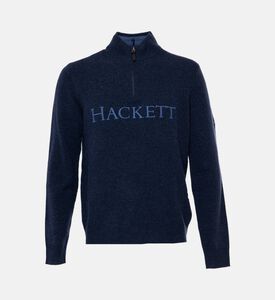Hackett London Zip Fastening Regular-fit Sweater, Packshot View
