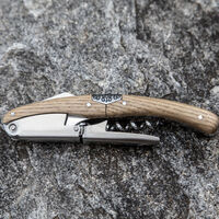 Primitivo Steel Wood Corkscrew