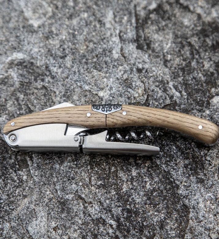 Primitivo Steel Wood Corkscrew