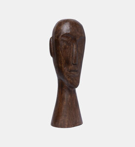 زخرفة خشب الرأس 12x11x38 سم