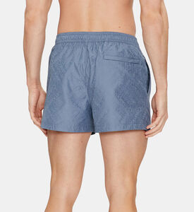 شورت سباحة متوسط برباط خصر ولوغو