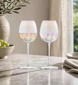 Lsa Pearl White Wine Glass Set 325 Ml, Model View