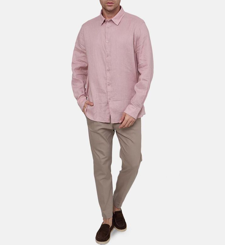 Ramis Linen Cotton Long-sleeve Shirt