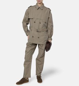 Isabel Marant Pinstripe Regular-fit Trousers, Model View