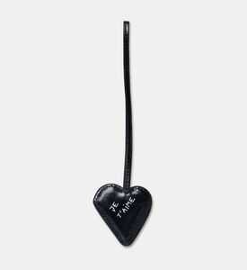 Zadig et Voltaire Flash Leather Heart Keyring, Packshot View