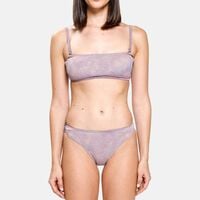 Lilac Fade Ribbed 2-piece Bikini