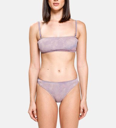 Lilac Fade Ribbed 2-piece Bikini