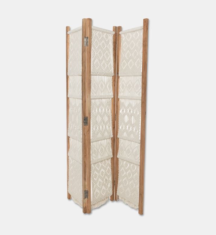 Home Deco and More Divya Wood Frame Room Divider, Packshot View
