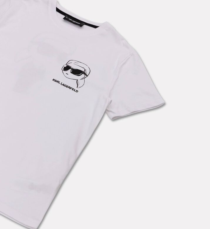 Karl Lagerfeld Boxy-fit Logo Patch T-shirt, Packshot View