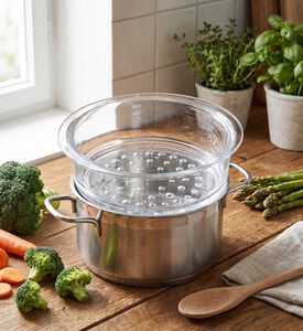 AMT Gastroguss Glass Vented Streamer, Transparent, 24-cm, Packshot View