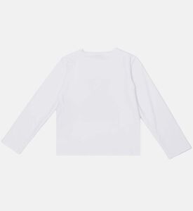 تيشيرت محبوك بطبعة دب تيدي