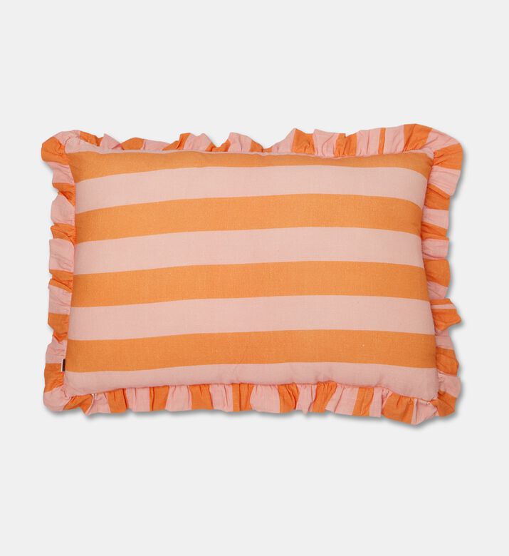 Home Deco and More Linea Decorative Cushion, Orange, 40x60-cm, Packshot View