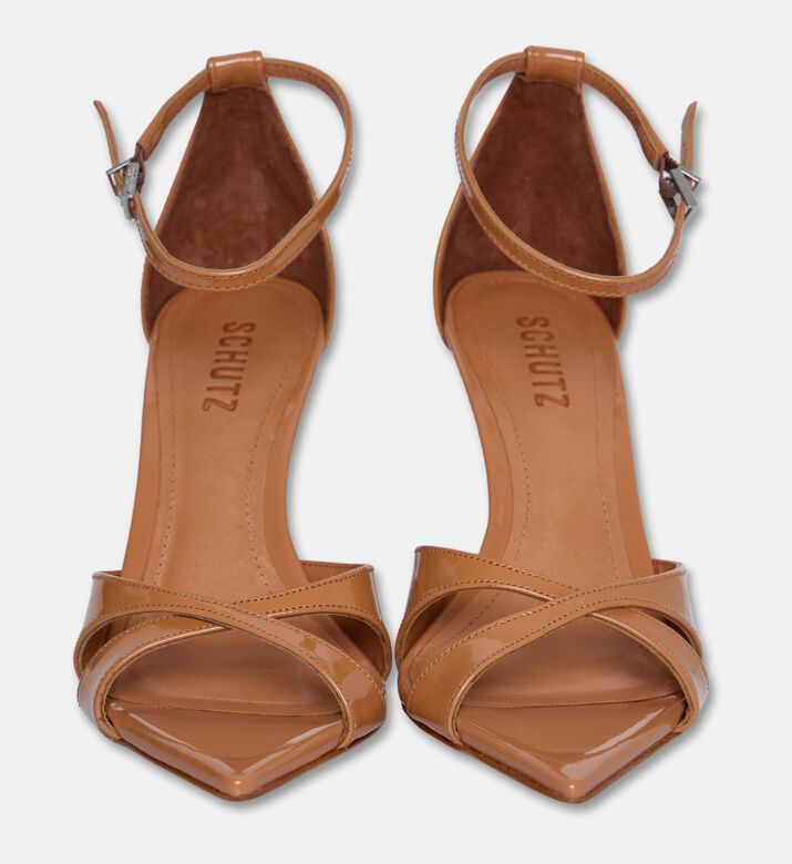 Schutz Glossy Patent Stiletto Sandal, Packshot View