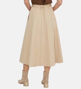 تنورة من مزيج القطن من نور