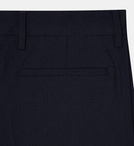 Slim-fit Cargo Wool Trousers