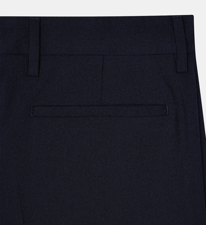 Slim-fit Cargo Wool Trousers