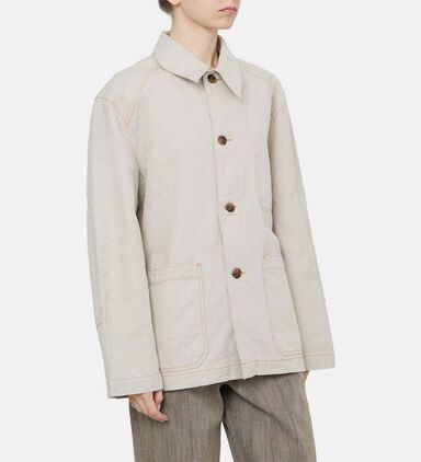 Darhan Canvas Blazer Jacket