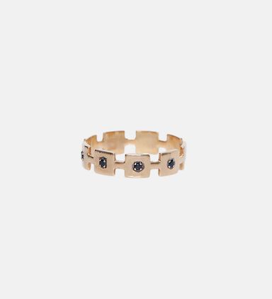 Square-shape Diamond Ring