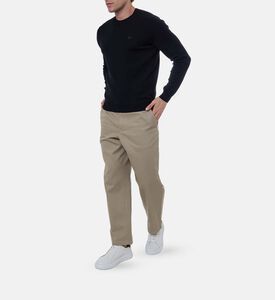 Knit Fox-embroidery Long-sleeve Sweater Knit Fox-embroidery Long-sleeve Sweater