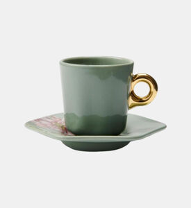 كوب إسبرسو وصحن