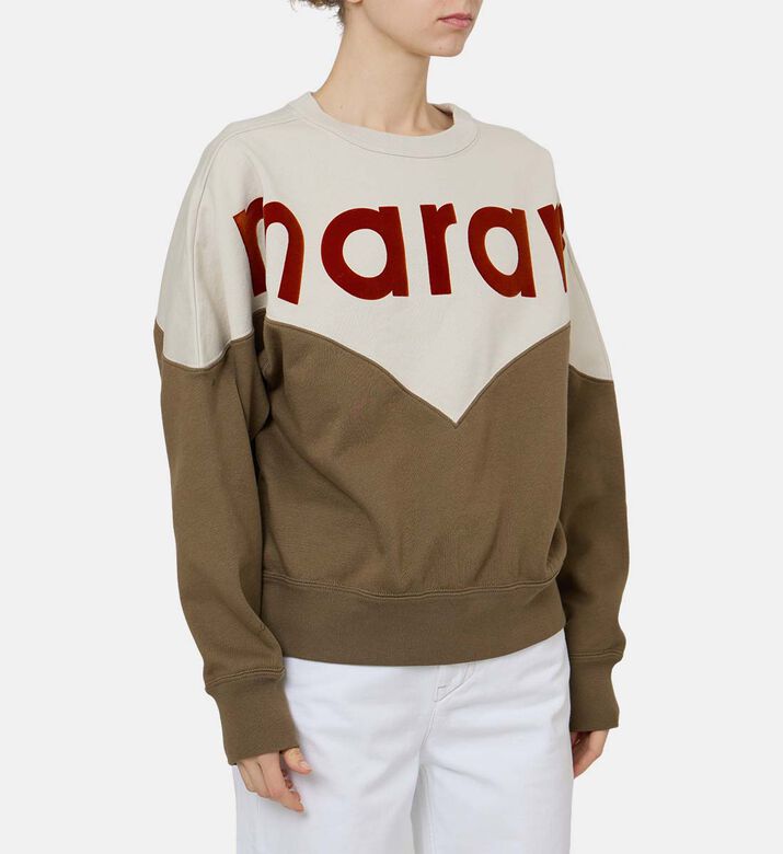 سويت شيرت بتطريز شعار