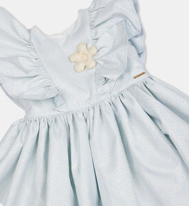 Girl Sea Breeze Jacquard Dress