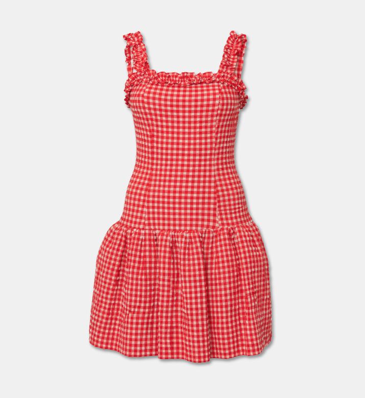 Ganni Dress Seersucker, Packshot View