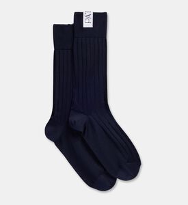 Patou Socks Mid, Blue, Packshot View