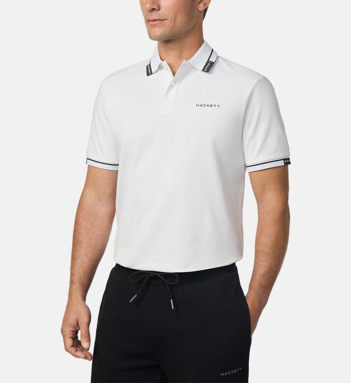 Cuffs Contrasted Tipping Polo Shirt Cuffs Contrasted Tipping Polo Shirt