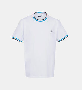 Embroidered Logo Cotton T-shirt