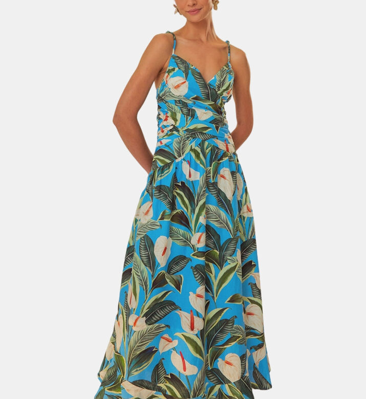 Anthurium Garden Lenzing Ecovero Euroflax Maxi Dress Anthurium Garden Lenzing Ecovero Euroflax Maxi Dress