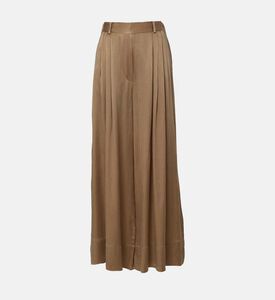 بنطال واسع بطياتأ