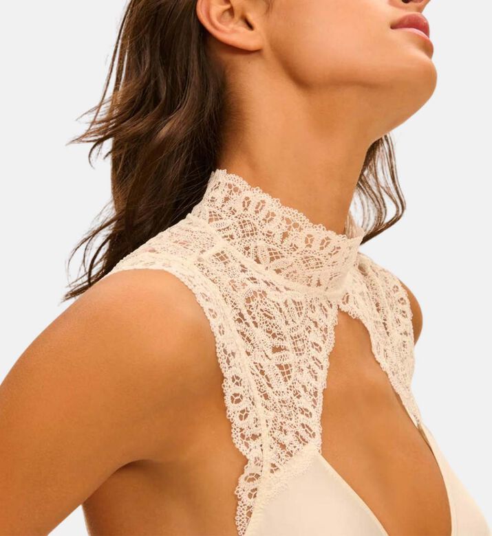 Symphonie Embroidered Bodysuit