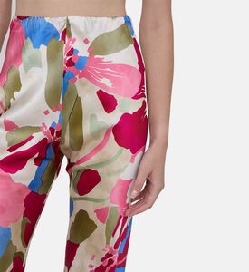 Stacie Floral Silk Pants Stacie Floral Silk Pants
