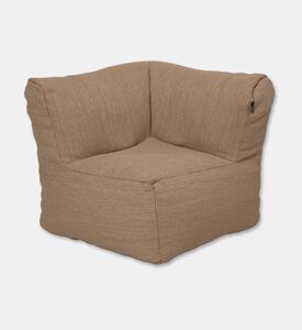 Home Deco and More Nirvana Quick-dry Fabric Corner Chair, Orange, Packshot View