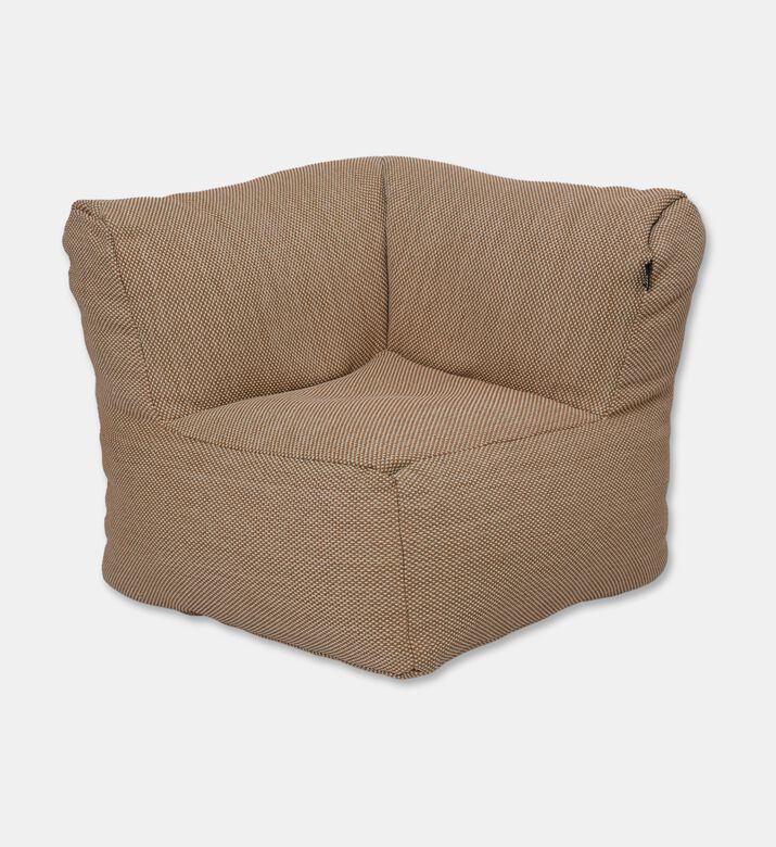 Home Deco and More Nirvana Quick-dry Fabric Corner Chair, Orange, Packshot View