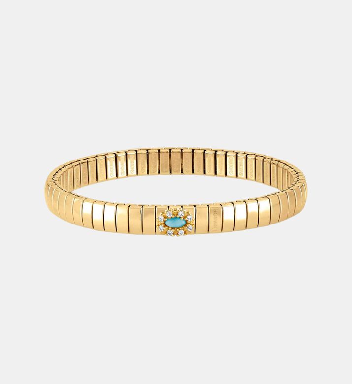 Stretchable Oval-shaped Stone Bracelet