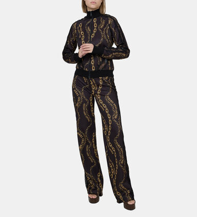 Chain Couture Lace Zip Sweatshirt