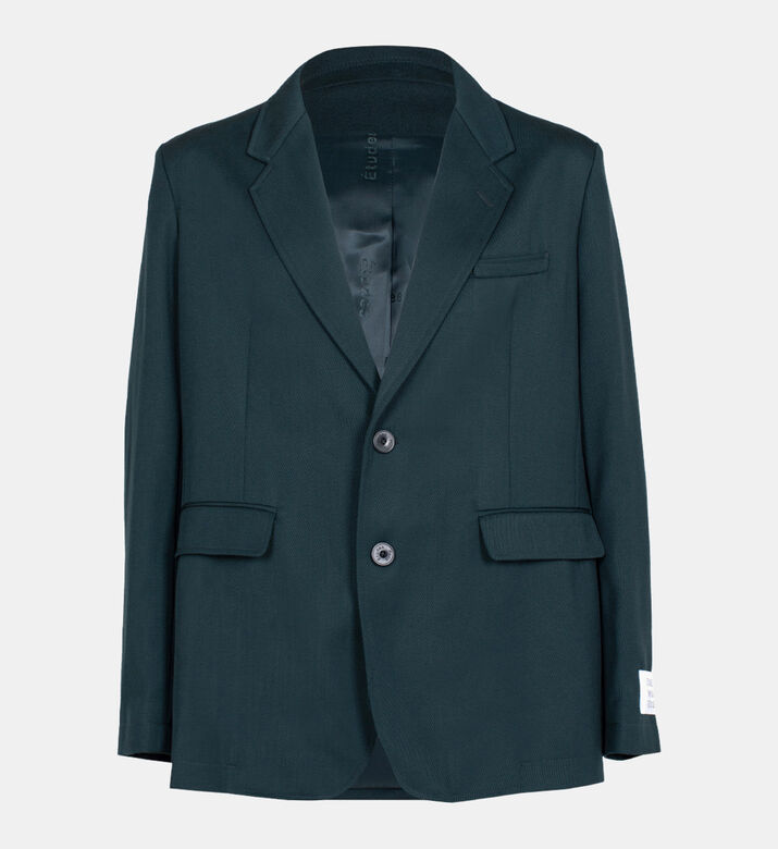 Plane Suiting Wool Blend Jacket