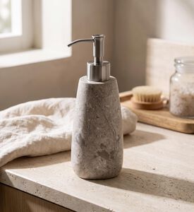 Aquanova Conor Stone Steel Soap Dispenser, Model View