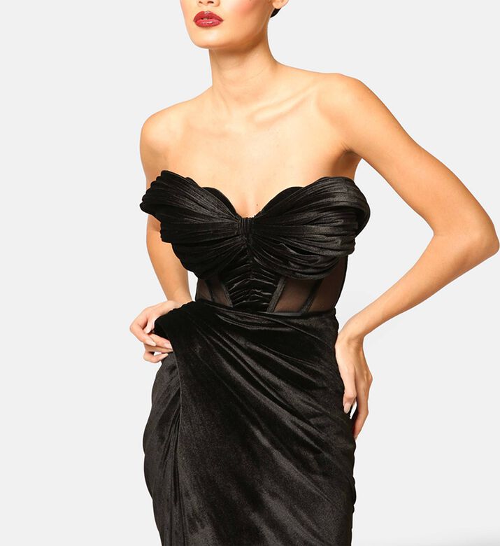 Zeena Zaki Dress Long, Model View