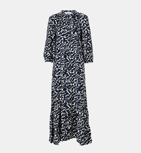 Agatha Printed Mid-length Dress