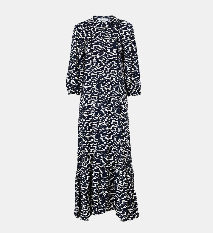 Agatha Printed Mid-length Dress