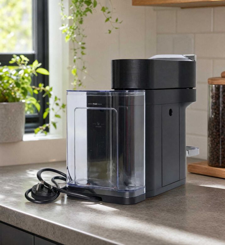 Nespresso Vertuo Lattissima Coffee Machine, Black, Model View