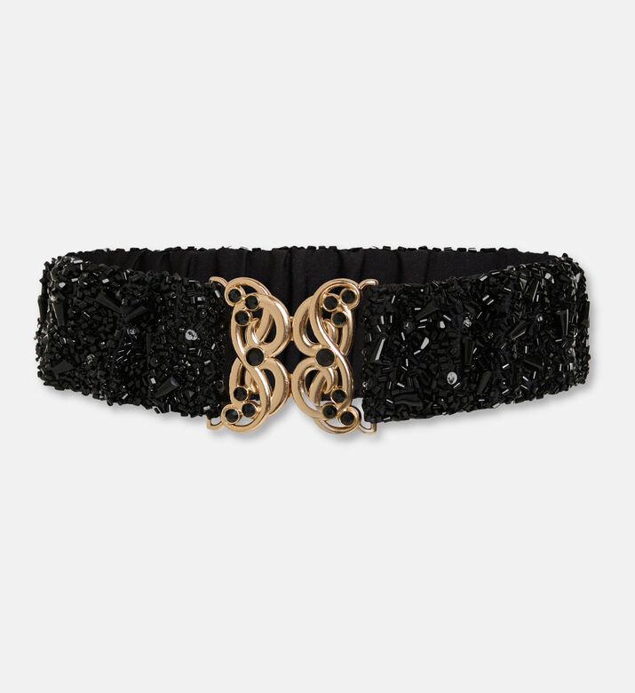 Savanna Belt Bead, Black, L, Packshot View