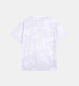 تي شيرت قطن جيرسي بشعار الماركة