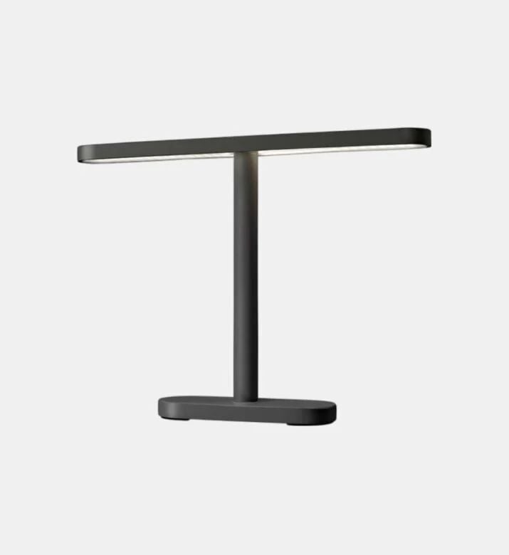 Newdes Meridian Aluminum Led Table Lamp, 25x20-cm, Anthracite, Packshot View